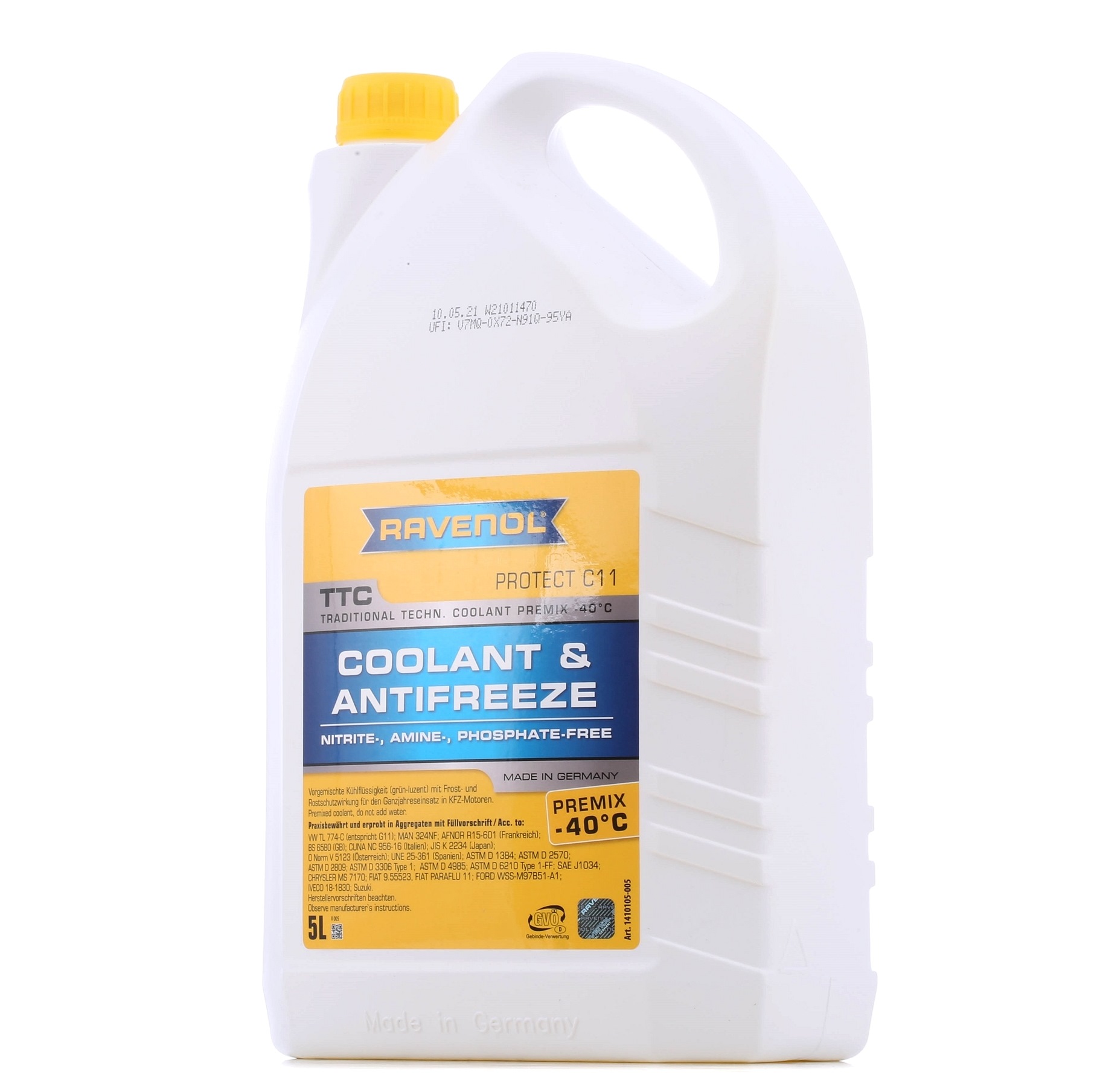 RAVENOL Antifreeze VW,AUDI,MERCEDES-BENZ 1410105-005-01-999