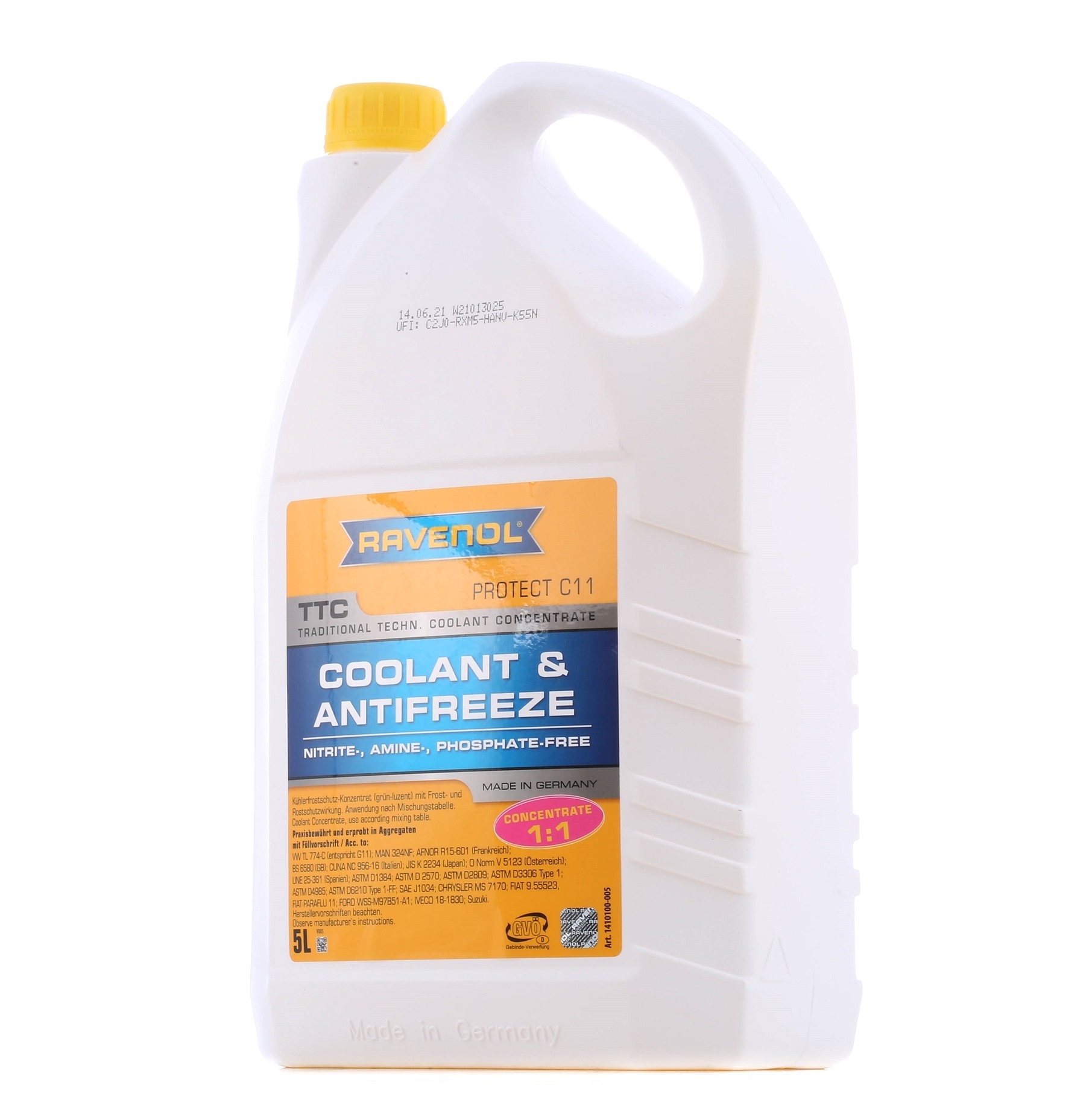 RAVENOL Antifreeze VW TL 774-C 1410100-005-01-999  VW,AUDI,MERCEDES-BENZ,Transporter IV Bus (70B, 70C, 7DB, 7DK, 70J, 70K, 7DC, 7DJ)