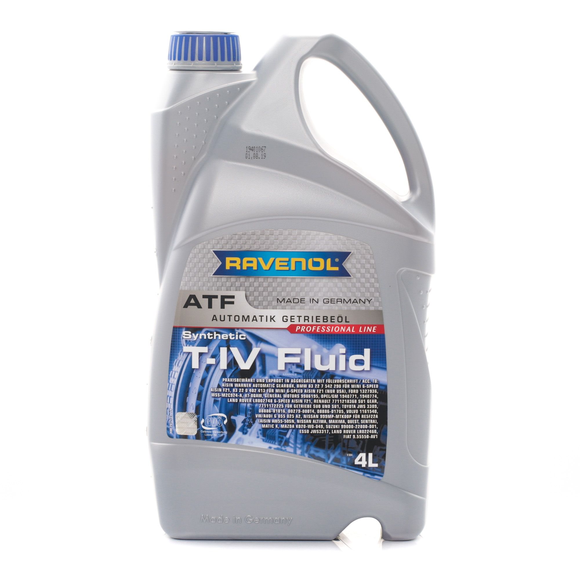 RAVENOL Automatic Transmission Fluid Capacity: 4l 1212102-004-01-999 ATF,Automatic Transmission Oil VW,AUDI,OPEL,Golf V Schrägheck (1K1),POLO (9N_)