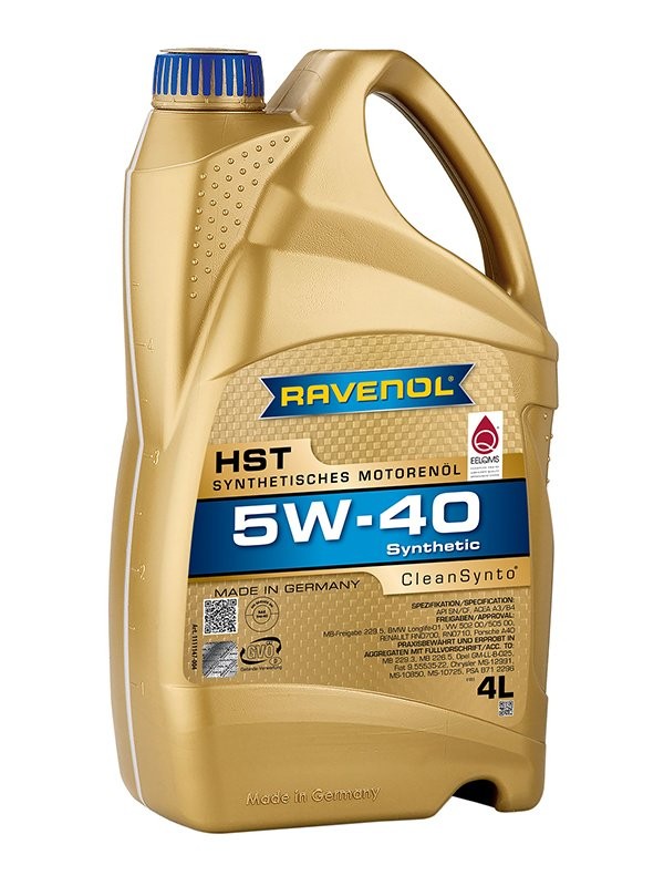 RAVENOL Engine oil RAVENOL HST SAE 5W-40 Capacity: 4l 1111147-004-01-999